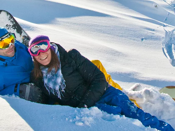 couple in snow