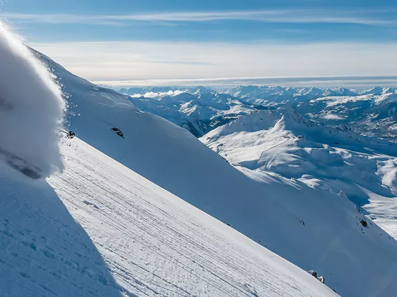 On the mountain