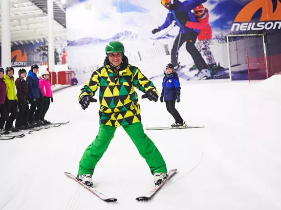 learning to ski