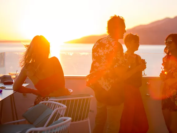 The sky bar at Alana Beachclub