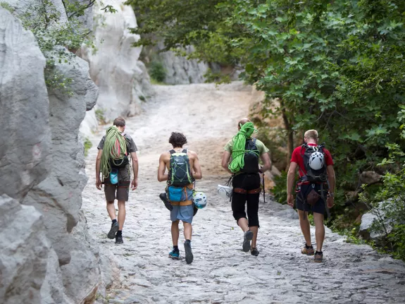 rock climbing in Croatia