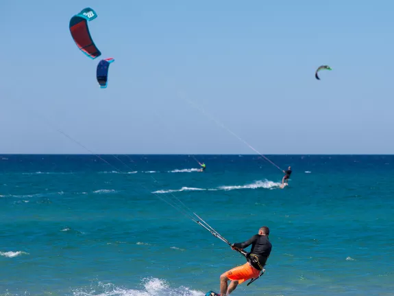 kitesurfing in Sardinia