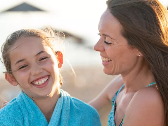 mum and daughter