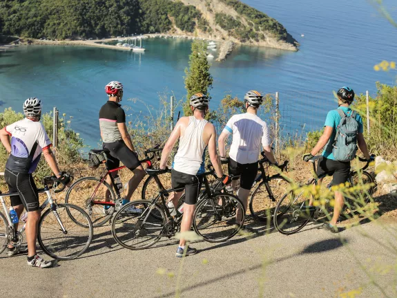 road bike ride in Greece