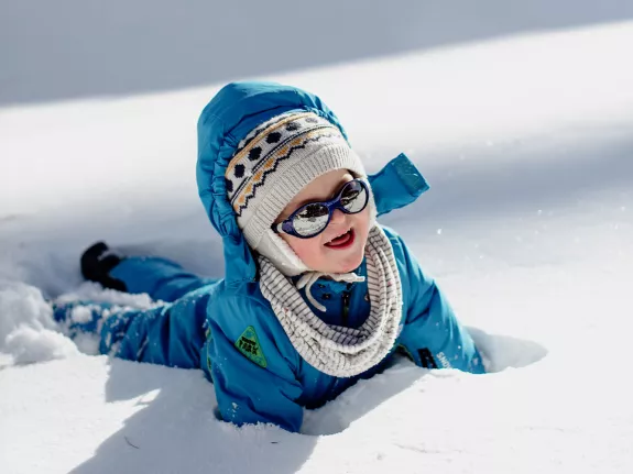 Snowangel in the snow