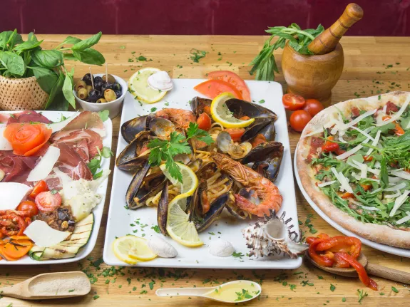 Fresh sicilian food