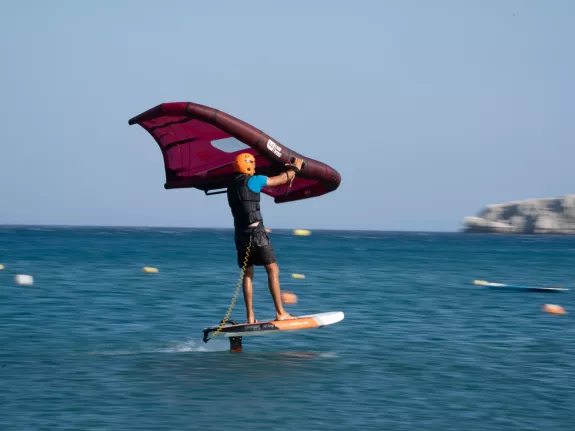 wing foiling