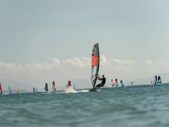 windsurfing in greece