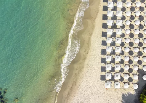 Water and beach sicily