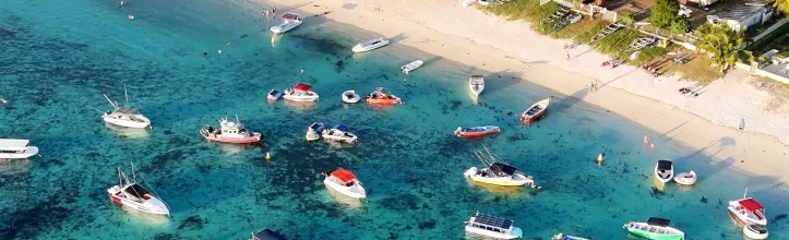 Grand Baie birdseye view