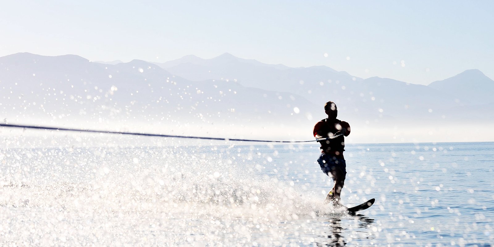 waterskiing in Greece