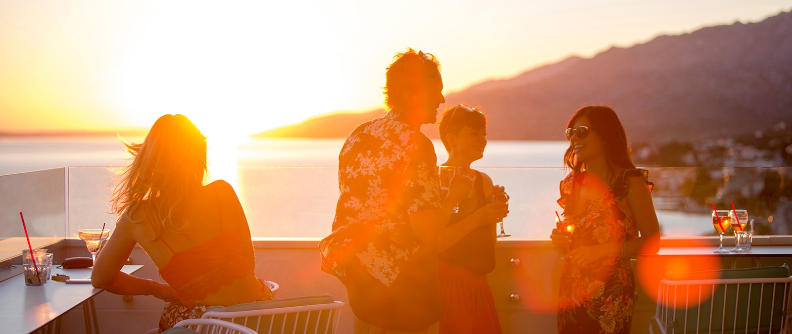 Sunset drinks